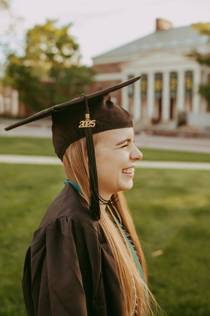 University of Vermont graduation photo session