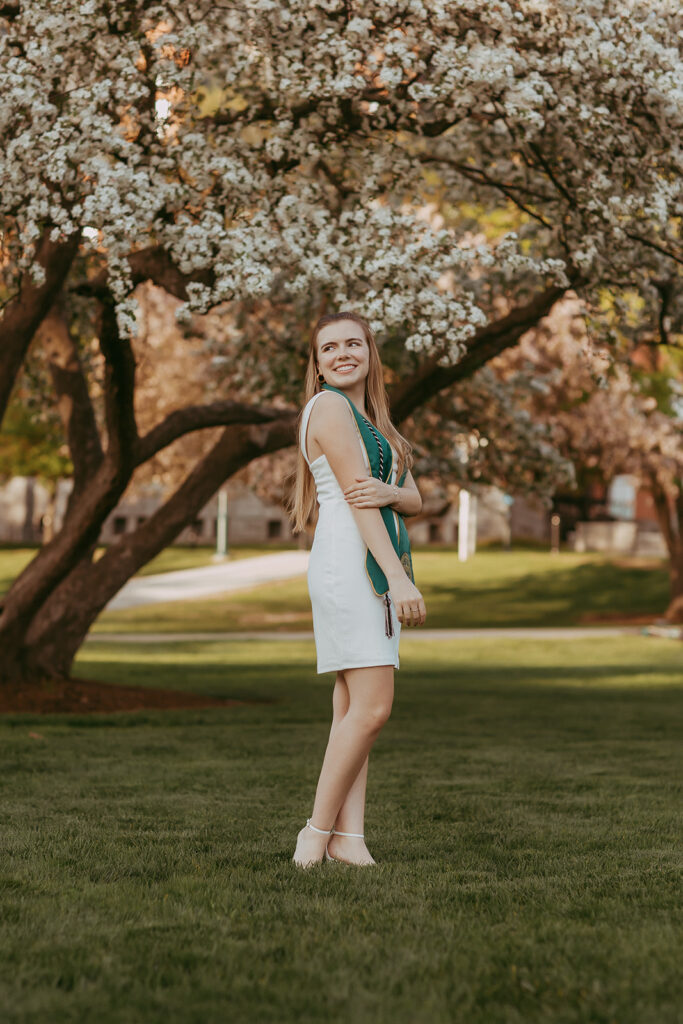 Burlington Vermont senior photographer at UVM